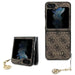 Guess 4G Charms Collection case for Samsung Galaxy Z Flip 5 - brown - Cell phone cases and covers<<<HurtelXML