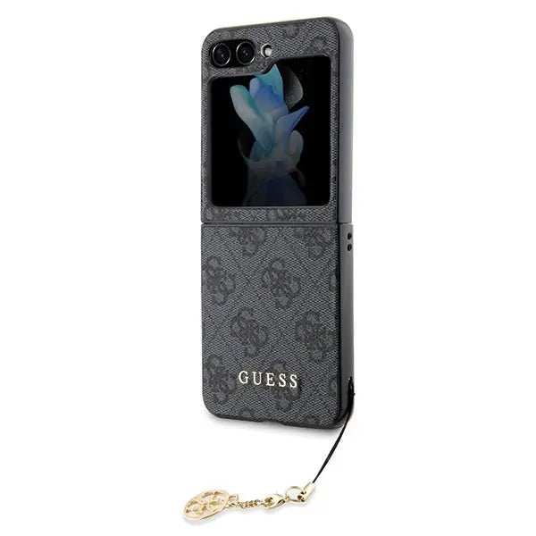 Guess 4G Charms Collection case for Samsung Galaxy Z Flip 5 - gray - Cell phone cases and covers<<<HurtelXML