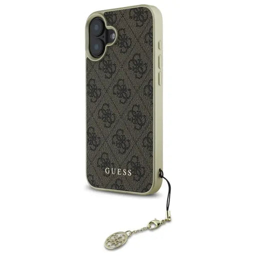 Guess 4G Charms Collection iPhone 16 Plus Case - Brown - Cell phone cases and covers<<<HurtelXML