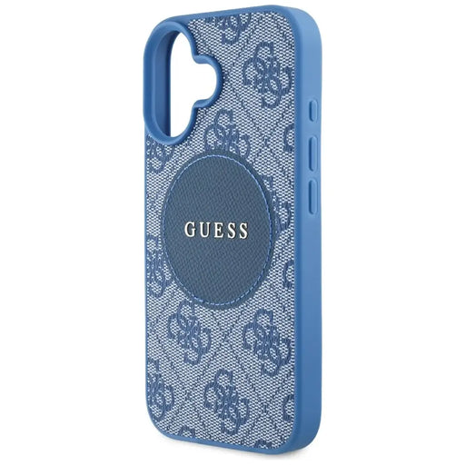 Guess 4G Circle Classic Logo MagSafe case for iPhone 16 - blue - Cell phone cases and covers<<<HurtelXML