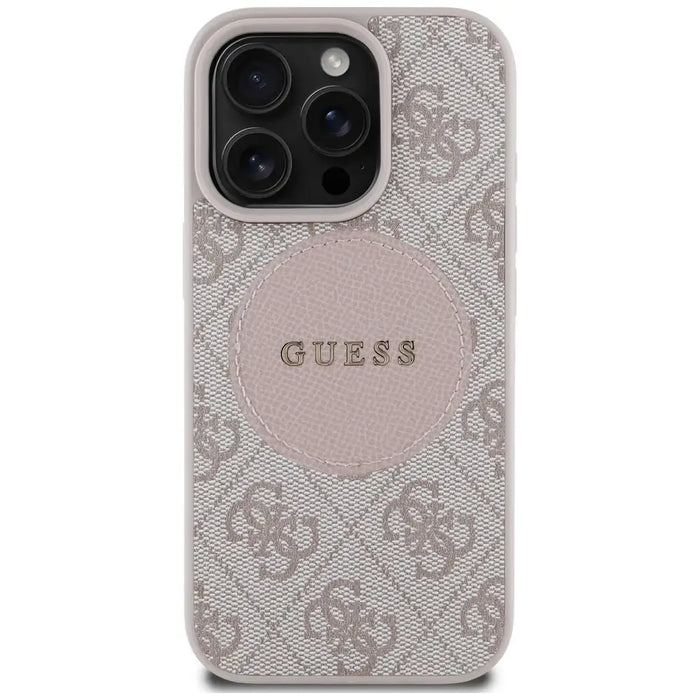 Guess 4G Circle Classic Logo MagSafe case for iPhone 16 Pro Max - pink - Cell phone cases and covers<<<HurtelXML