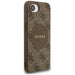 Guess 4G Circle Classic Logo MagSafe case for iPhone 16e - brown - Cell phone cases and covers<<<HurtelXML