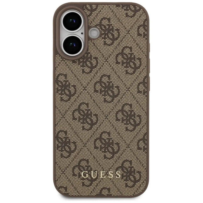 Guess 4G Classic Case for iPhone 17 - Brown - Cell phone cases and covers<<<HurtelXML