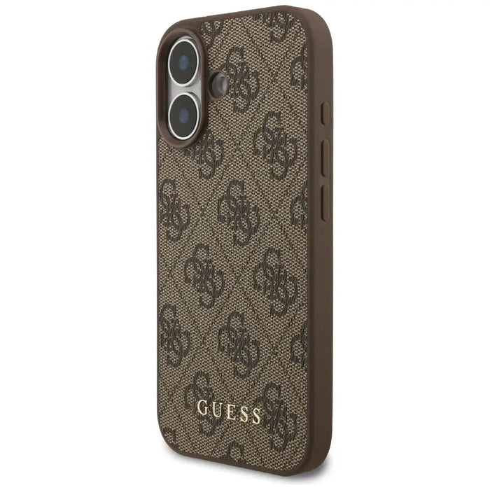 Guess 4G Classic Case for iPhone 17 - Brown - Cell phone cases and covers<<<HurtelXML