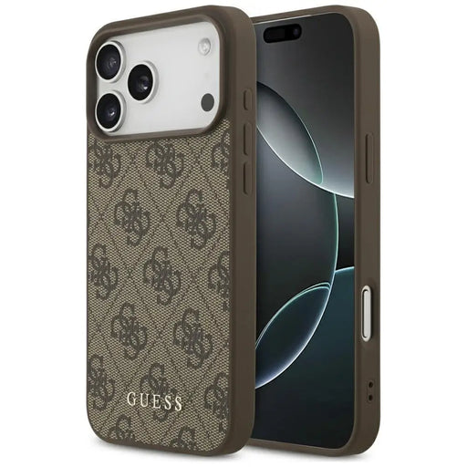 Guess 4G Classic Case for iPhone 17 Pro Max - Brown - Cell phone cases and covers<<<HurtelXML