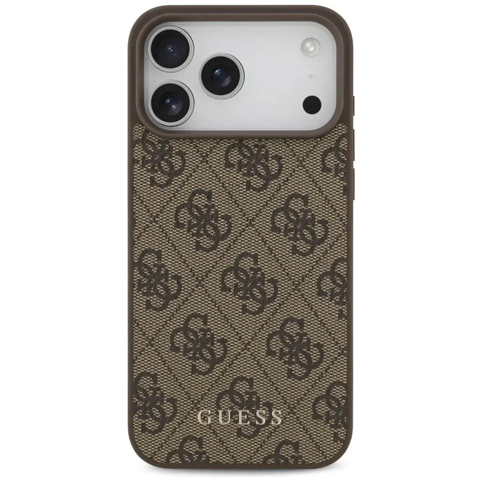 Guess 4G Classic Case for iPhone 17 Pro Max - Brown - Cell phone cases and covers<<<HurtelXML