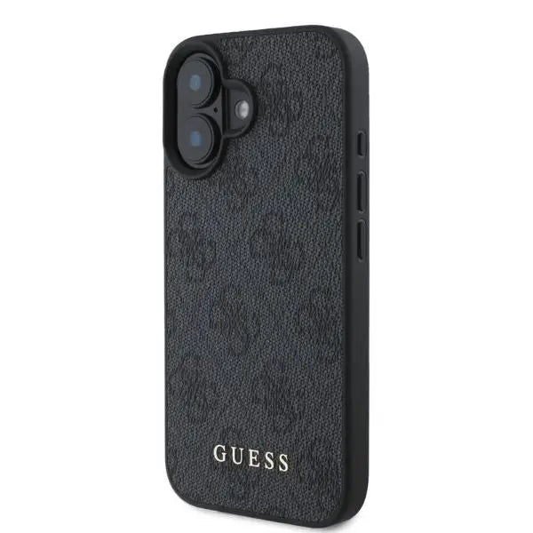 Guess 4G Classic iPhone 16 Case - Black - Cell phone cases and covers<<<HurtelXML