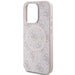 Guess 4G Collection Leather Metal Logo MagSafe Case for iPhone 15 Pro - Pink - Cell phone cases and covers<<<HurtelXML