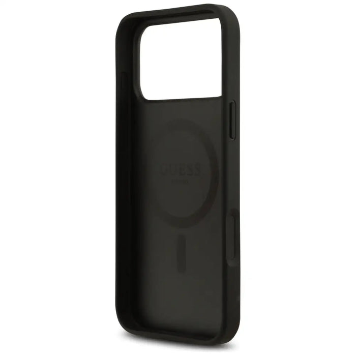 Guess 4G Flowers Print MagSafe case for iPhone 17 Pro - black - Cell phone cases and covers<<<HurtelXML