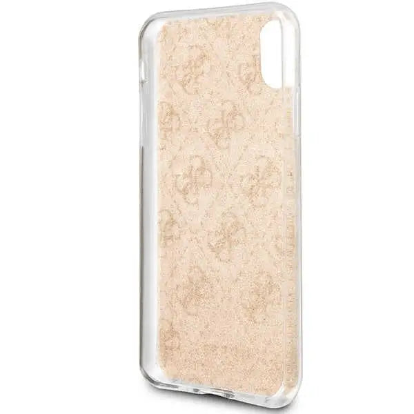 Guess 4G Glitter iPhone X/Xs Case - Gold - Cell phone cases and covers<<<HurtelXML