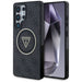 Guess 4G Glitter Triangle Buttons MagSafe Case for Samsung Galaxy S25 Ultra Black - Cell phone cases