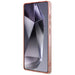 Guess 4G Glitter Triangle Buttons MagSafe Case for Samsung Galaxy S25 Ultra Pink - Cell phone cases