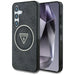 Guess 4G Glitter Triangle Buttons MagSafe case for Samsung Galaxy S25 black - Cell phone cases and covers<<<HurtelXML