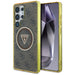 Guess 4G Glitter Triangle Buttons MagSafe Case for Samsung Galaxy S25 Ultra Brown - Cell phone cases