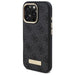 Guess 4G Logo Plate MagSafe Case for iPhone 16 Pro Max - Black - Cell phone cases and covers<<<HurtelXML