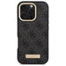 Guess 4G Logo Plate MagSafe Case for iPhone 16 Pro Max - Black - Cell phone cases and covers<<<HurtelXML
