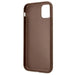Guess 4G Metal Gold Logo Case for iPhone 11 / Xr 6.1’’ - Brown - Cell phone cases and covers<<<HurtelXML
