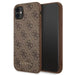 Guess 4G Metal Gold Logo Case for iPhone 11 / Xr 6.1’’ - Brown - Cell phone cases and covers<<<HurtelXML