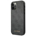 Guess 4G Metal Gold Logo Case for iPhone 12 / 12 Pro - Gray - Cell phone cases and covers<<<HurtelXML