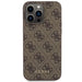 Guess 4G Metal Gold Logo case for iPhone 15 Pro Max - brown - Cell phone cases and covers<<<HurtelXML