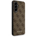Guess 4G Metal Gold Logo Case for Samsung Galaxy A36 - Brown - Cell phone cases and covers<<<HurtelXML