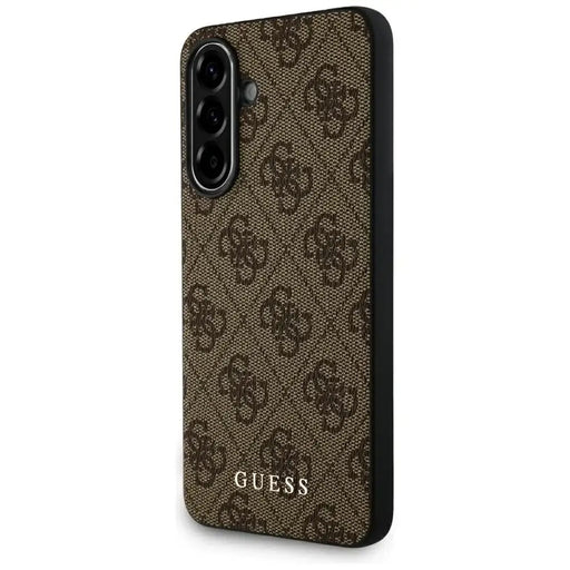 Guess 4G Metal Gold Logo Case for Samsung Galaxy A36 - Brown - Cell phone cases and covers<<<HurtelXML