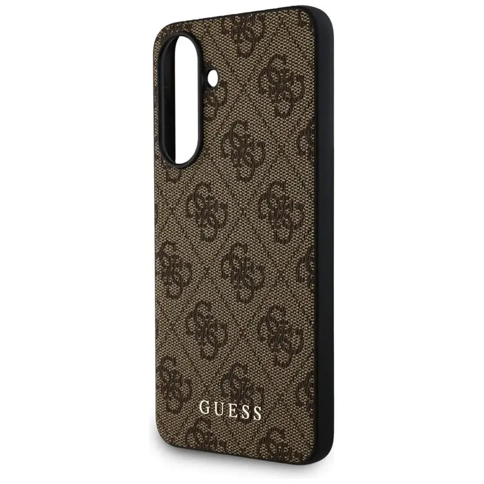 Guess 4G Metal Gold Logo Case for Samsung Galaxy A56 - Brown - Cell phone cases and covers<<<HurtelXML
