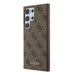 Guess 4G Metal Gold Logo case for Samsung Galaxy S24 Ultra - brown - Cell phone cases and covers<<<HurtelXML