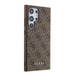 Guess 4G Metal Gold Logo case for Samsung Galaxy S24 Ultra - brown - Cell phone cases and covers<<<HurtelXML