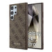 Guess 4G Metal Gold Logo case for Samsung Galaxy S24 Ultra - brown - Cell phone cases and covers<<<HurtelXML