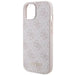Guess 4G Metal Gold Logo iPhone 15 Plus Case - Pink - Cell phone cases and covers<<<HurtelXML