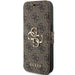 Guess 4G Metal Logo case for iPhone 15 Pro - brown - Cell phone cases and covers<<<HurtelXML