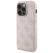 Guess 4G Metal Logo case set for iPhone 14 Pro + 5000mAh MagSafe power bank - pink - Cell phone cases