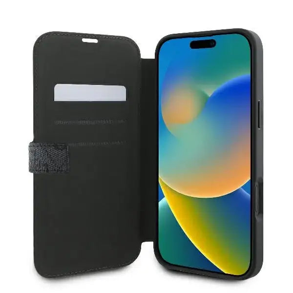 Guess 4G Metal Logo iPhone 16 Plus Case - Black - Cell phone cases and covers<<<HurtelXML