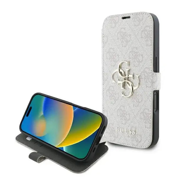Guess 4G Metal Logo iPhone 16 Plus Case - Pink - Cell phone cases and covers<<<HurtelXML