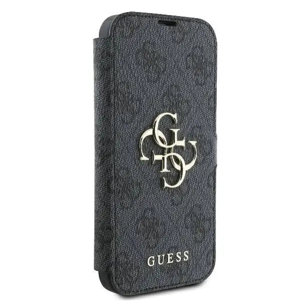 Guess 4G Metal Logo iPhone 16 Pro Case - Black - Cell phone cases and covers<<<HurtelXML