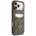 Guess 4G Nauble Card Triangle Case for iPhone 17 Pro Max - Brown - Cell phone cases and covers<<<HurtelXML