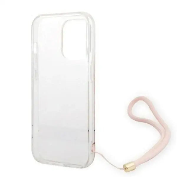 Guess 4G Print Strap iPhone 14 Pro Case - Pink - Cell phone cases and covers<<<HurtelXML