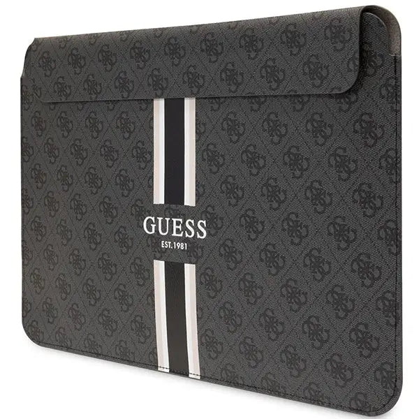 Guess 4G Printed Stripes cover for a 16’’ laptop - black - Laptop bags<<<HurtelXML
