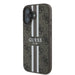 Guess 4G Printed Stripes MagSafe iPhone 16 Plus Case - Brown - Cell phone cases and covers<<<HurtelXML