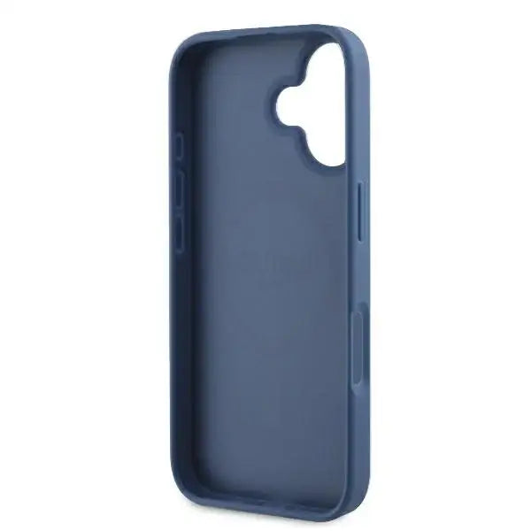 Guess 4G Ring Classic Logo MagSafe case for iPhone 16 Plus - blue - Cell phone cases and covers<<<HurtelXML