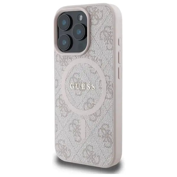 Guess 4G Ring Classic Logo MagSafe Case for iPhone 16 Pro Max - Pink - Cell phone cases and covers<<<HurtelXML