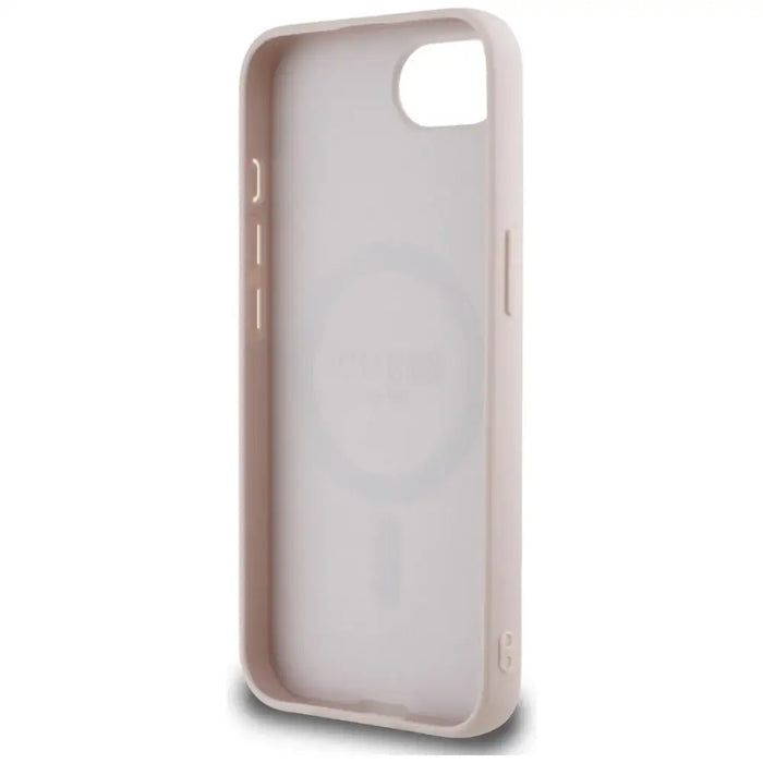 Guess 4G Ring Classic Logo MagSafe iPhone 16e Case - Pink - Cell phone cases and covers<<<HurtelXML