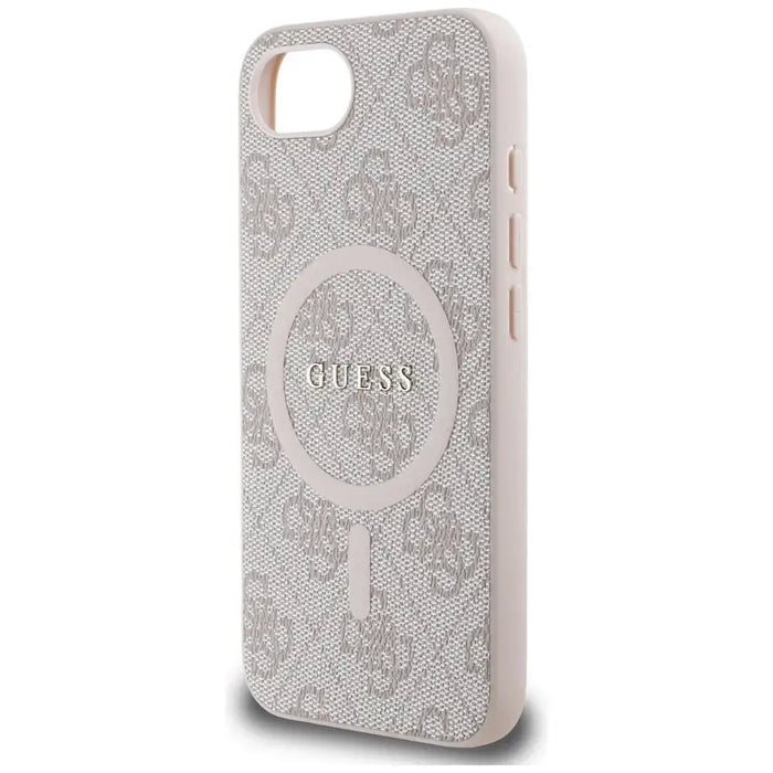 Guess 4G Ring Classic Logo MagSafe iPhone 16e Case - Pink - Cell phone cases and covers<<<HurtelXML