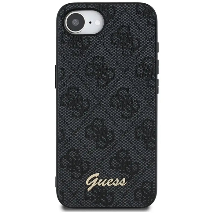 Guess 4G Script Logo MagSafe case for iPhone 16e - black - Cell phone cases and covers<<<HurtelXML