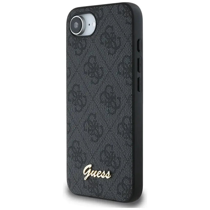 Guess 4G Script Logo MagSafe case for iPhone 16e - black - Cell phone cases and covers<<<HurtelXML