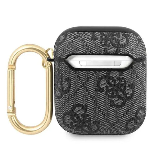 Guess 4G Script Metal Collection case for AirPods 1 / 2 - gray - Cell phone cases and covers<<<HurtelXML