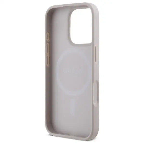 Guess 4G Small Classic MagSafe case for iPhone 16 Pro Max - pink - Cell phone cases and covers<<<HurtelXML