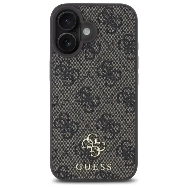 Guess 4G Small Classic MagSafe iPhone 16 Case - Brown - Cell phone cases and covers<<<HurtelXML