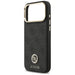 Guess 4G Srtass Logo & Big Strap Metal Buttons MagSafe Case for iPhone 17 Pro Max - Black - Cell phone cases